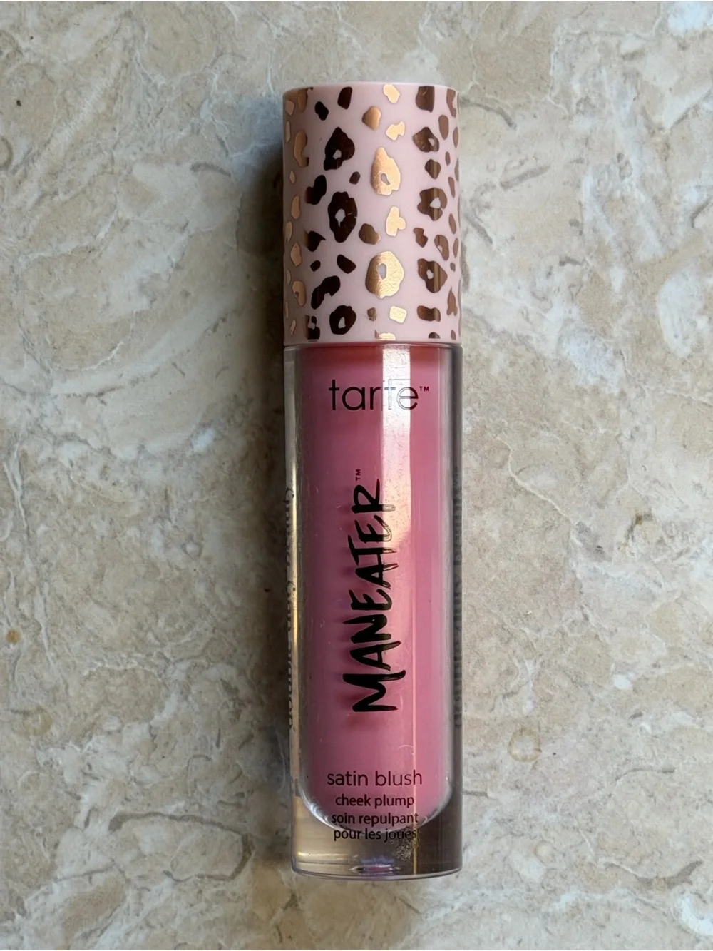 Tarte Satin Blush Liquid Cheek Plump Maneater Pink 8ml .27fl oz